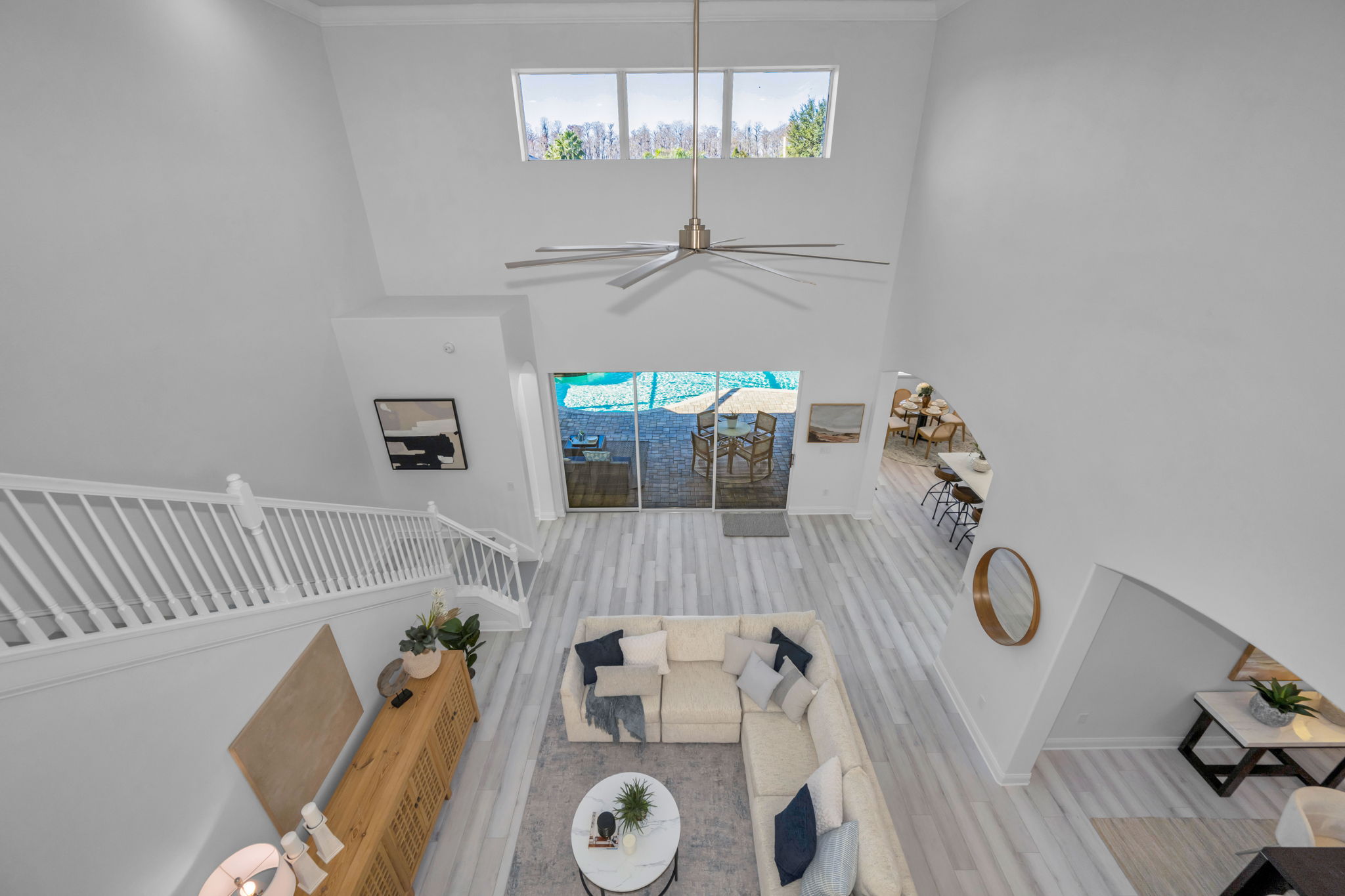 Upper Level Stair Landing View 1