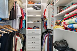 Primary Bedroom (1)Customized Walk-In Closet