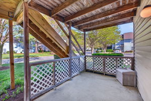 Easy indoor-outdoor living porch.