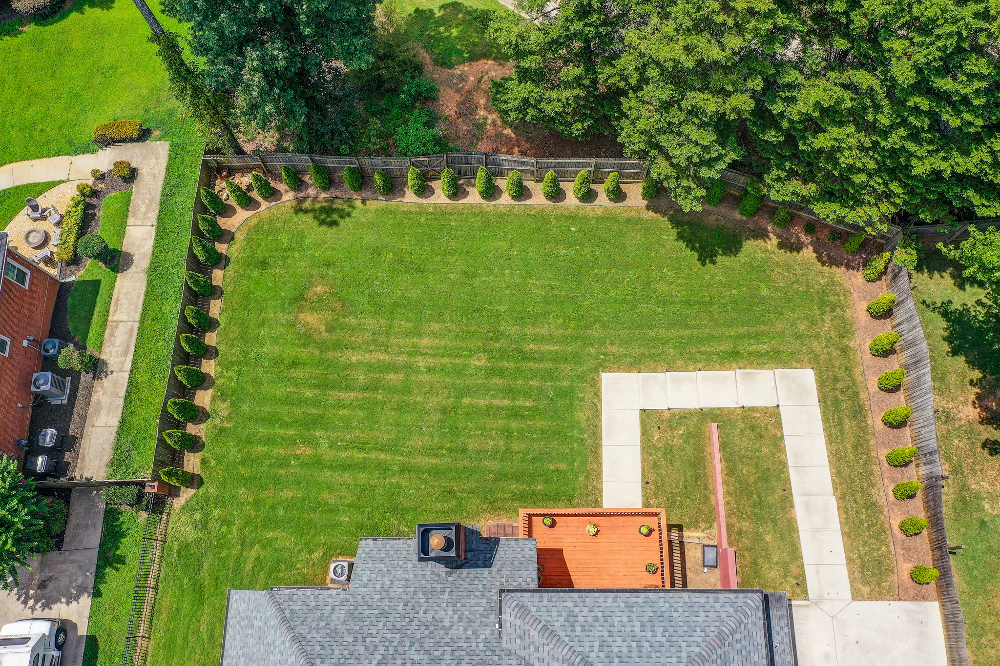13 Aerial Back Yard Bird's Eye View