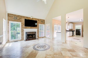 9 Living Room B w Kitchen