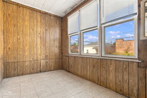 First floor enclosed porch