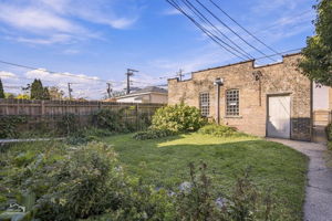 Two car brick garage