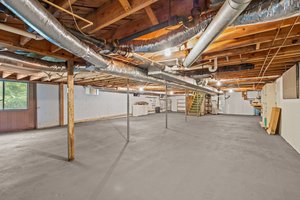 Large Unfinished Basement