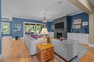 Sliding Glass Doors Lead to Back Deck