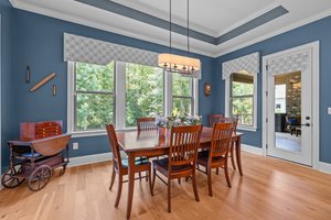 Everyday Dining Area Leads to Deck