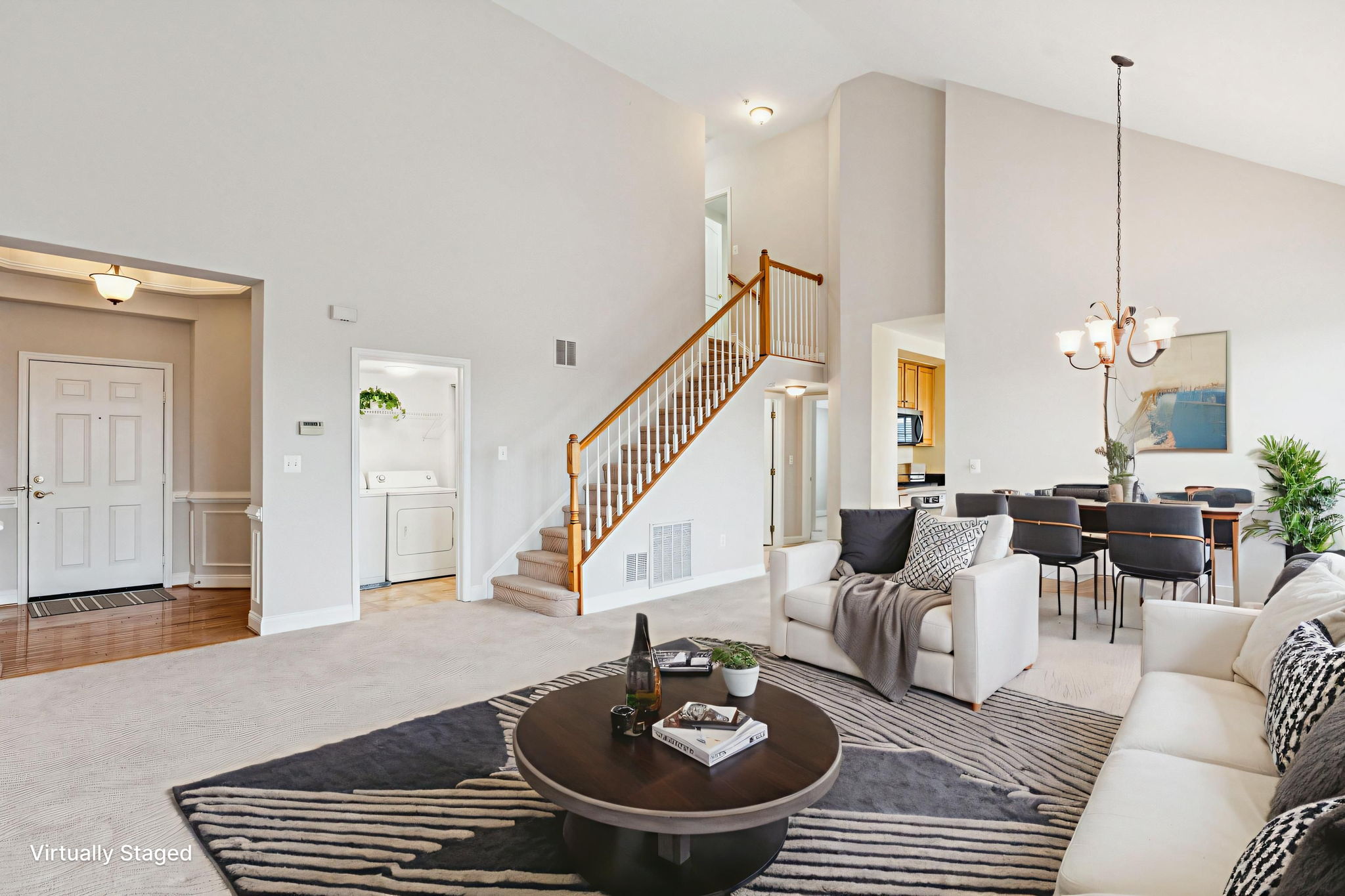 Formal Dining Area Open to Living Room