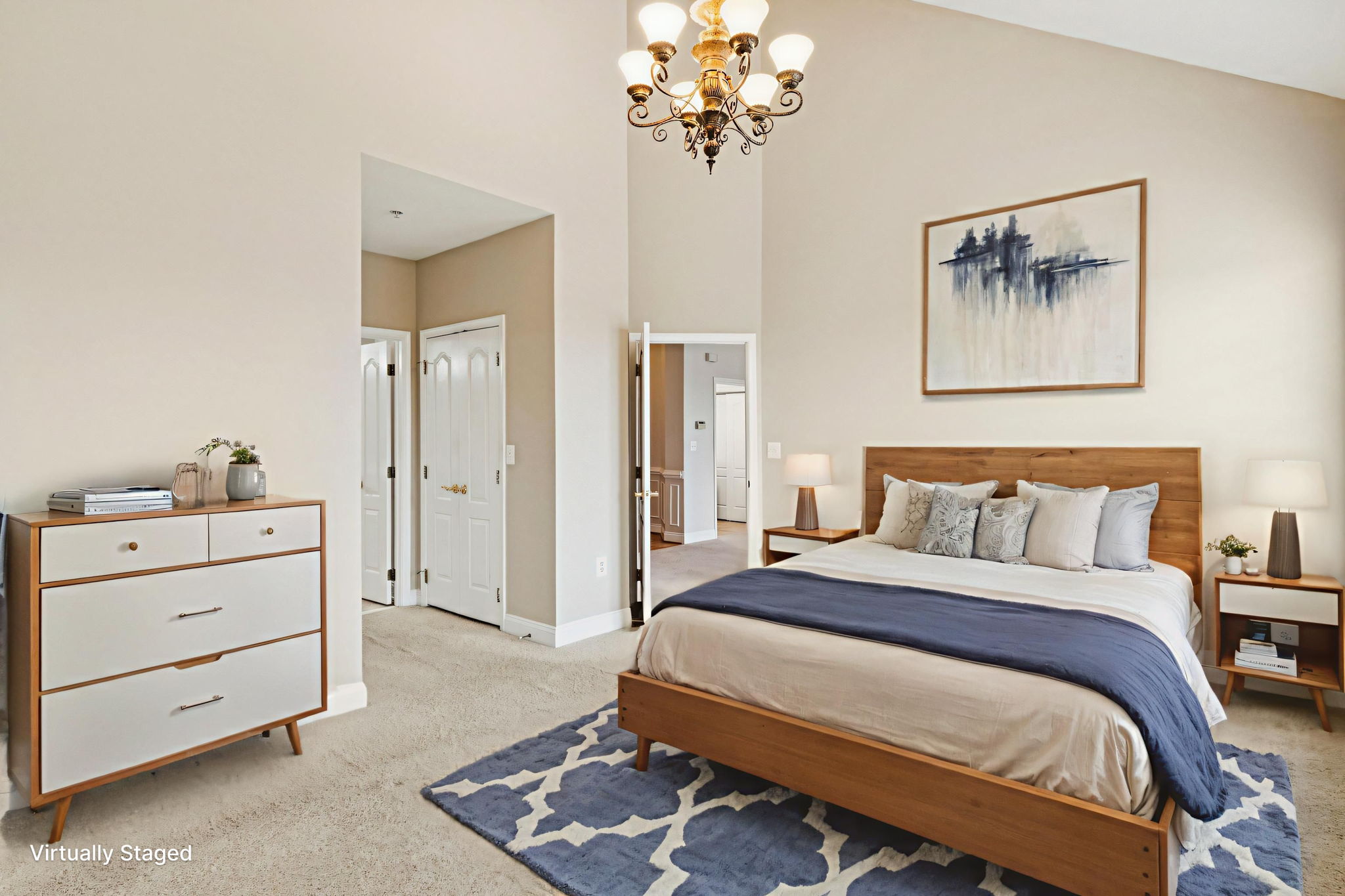 Main Level Primary Bedroom w/Two Walk-in Closets