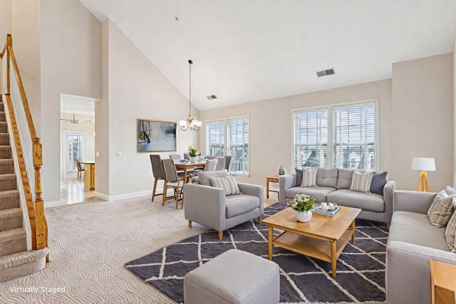 Soaring Vaulted Ceilings with Open Living Concept