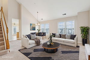 Soaring Vaulted Ceilings with Open Living Concept