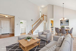 Formal Dining Area Open to Living Room