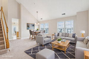 Soaring Vaulted Ceilings with Open Living Concept