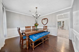 Entertain plenty in your Formal Dining Room adjacent to the kitchen.