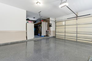 EPOXY FINISHED GARAGE AND WORKSHOP AREA