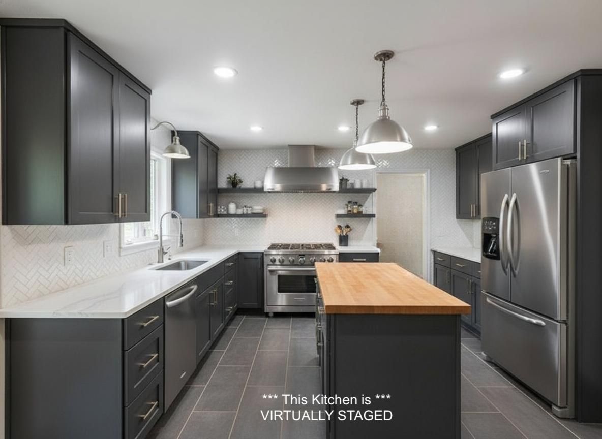 Kitchen - Update Idea #1  *VIRTUALLY STAGED*