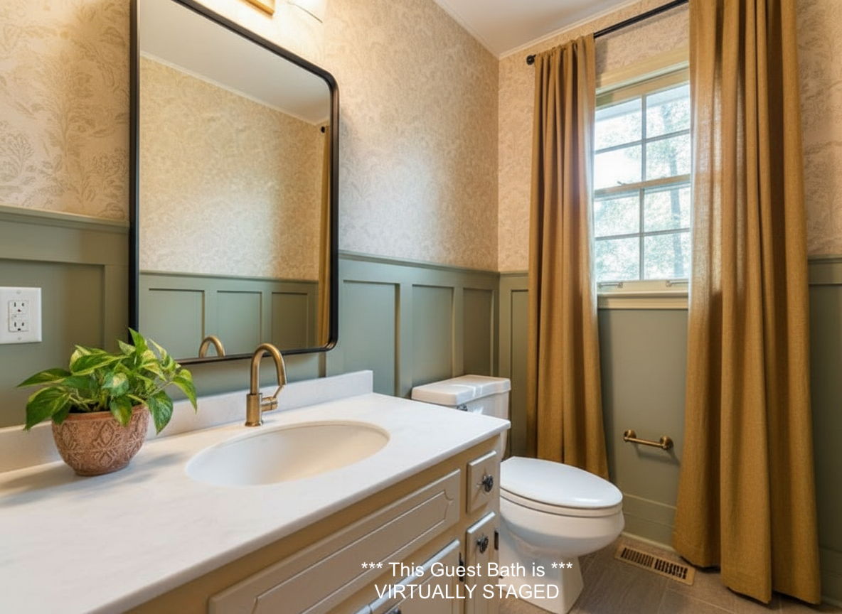 Main Floor Half Bath - *VIRTUALLY STAGED*