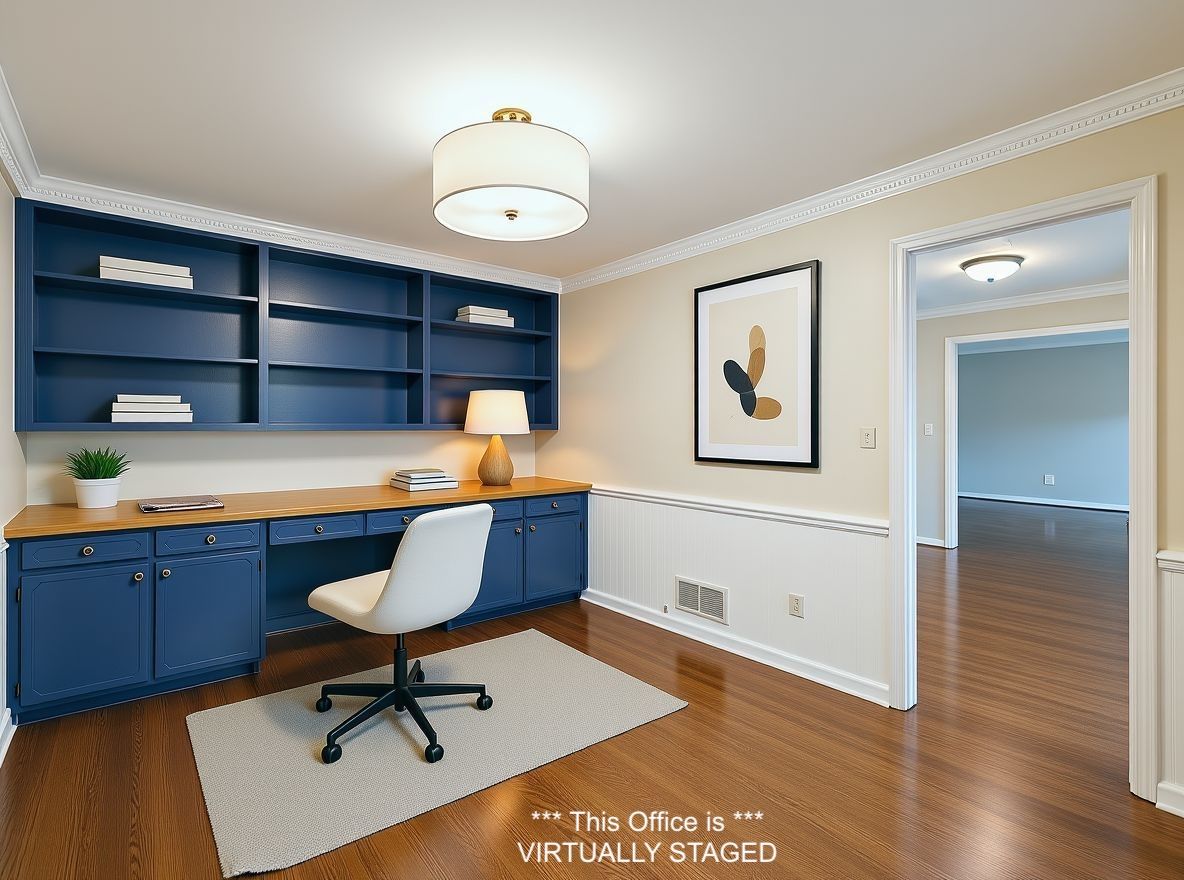 Office - Update Idea #1  *VIRTUALLY STAGED*Office - Update Idea #1  *VIRTUALLY STAGED*