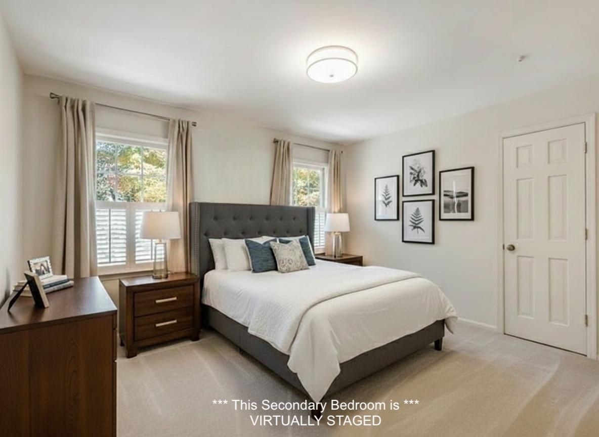 Bedroom #2 - *VIRTUALLY STAGED*