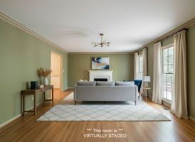 Living Room - Update Idea #1  *VIRTUALLY STAGED*