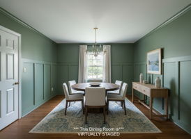 Dining Room - Update Idea #2  *VIRTUALLY STAGED*