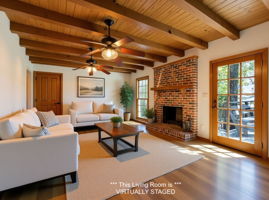 Family Room - Update Idea #2  *VIRTUALLY STAGED*