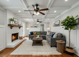 Family Room - Update Idea #1  *VIRTUALLY STAGED*
