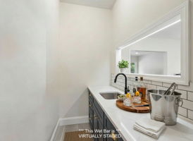 Wet Bar - *VIRTUALLY STAGED*