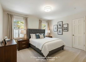 Bedroom #2 - *VIRTUALLY STAGED*