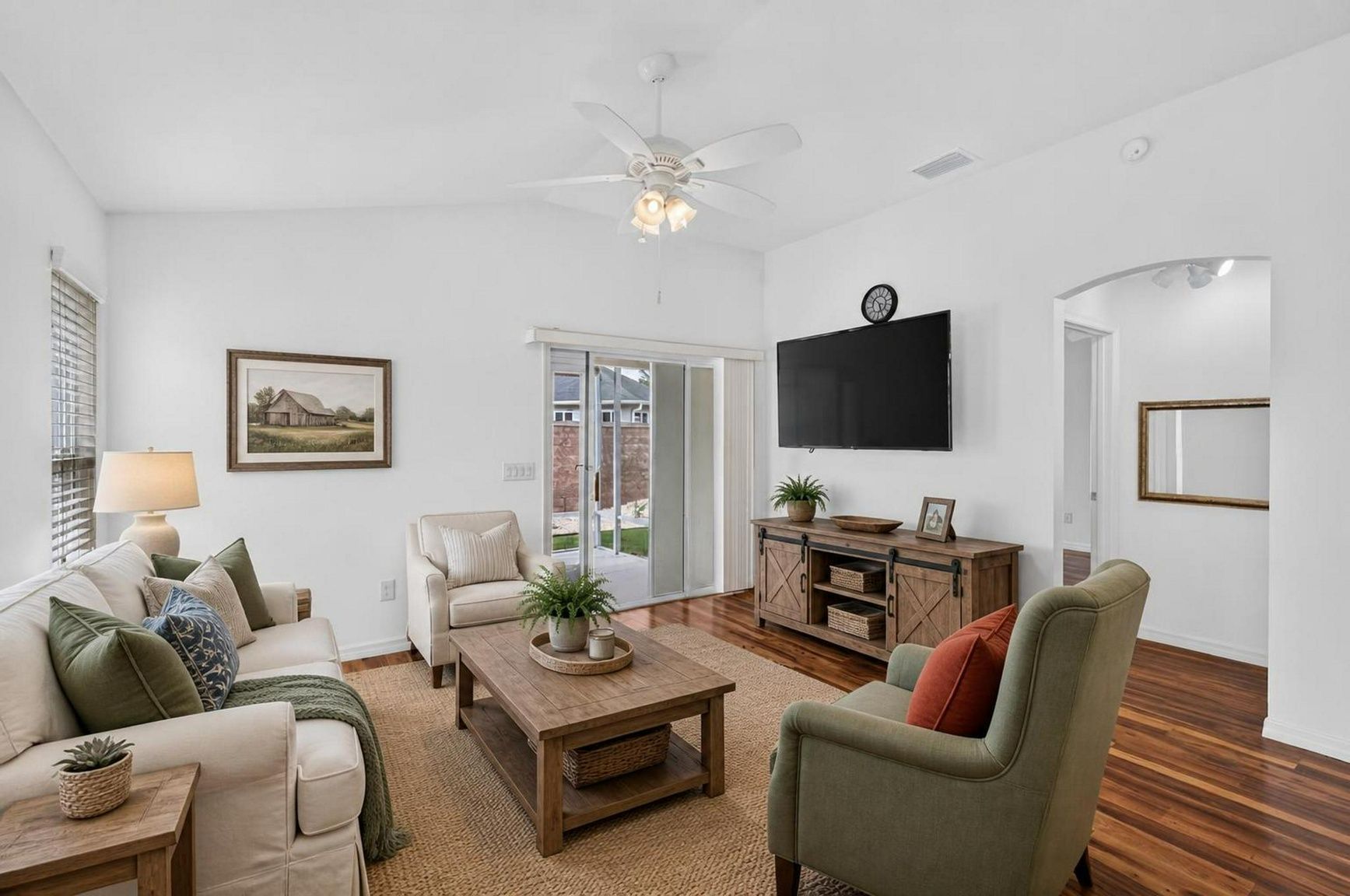 Living Room-Virtually Staged