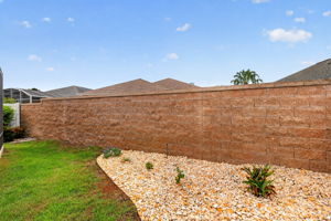 Rear Privacy Wall