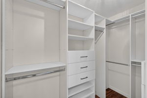 Primary Bedroom Custom Walk-In Closet