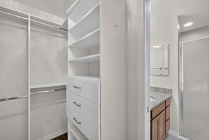Primary Bedroom Custom Walk-In Closet