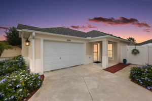 Twilight Front Elevation