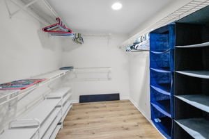 Master Bedroom Walk-in Closet