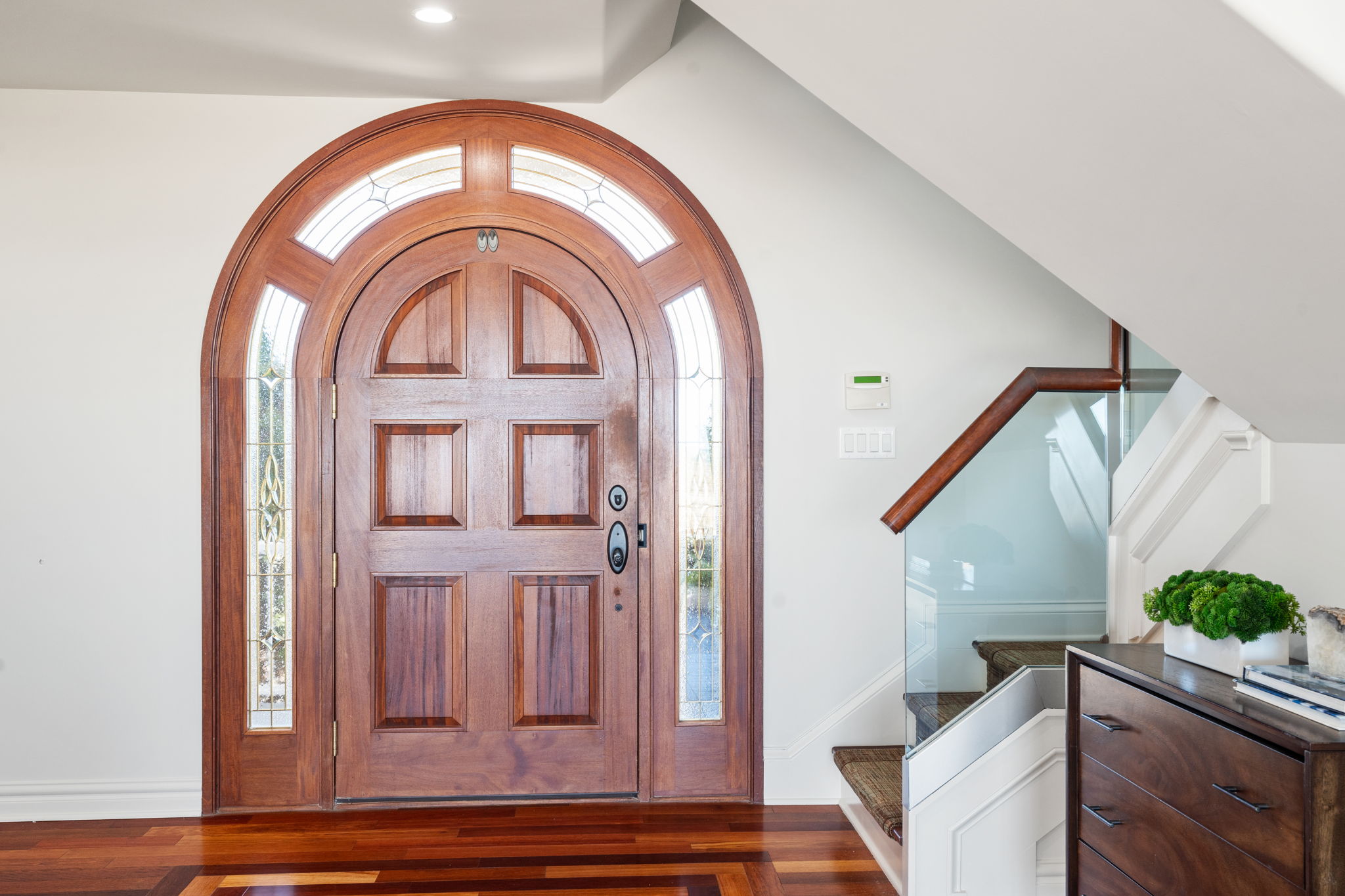 Interior view of this gorgeous door