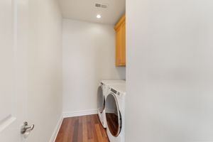 One of two laundry rooms for your convenience