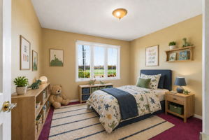 Virtually Staged Childs Bedroom