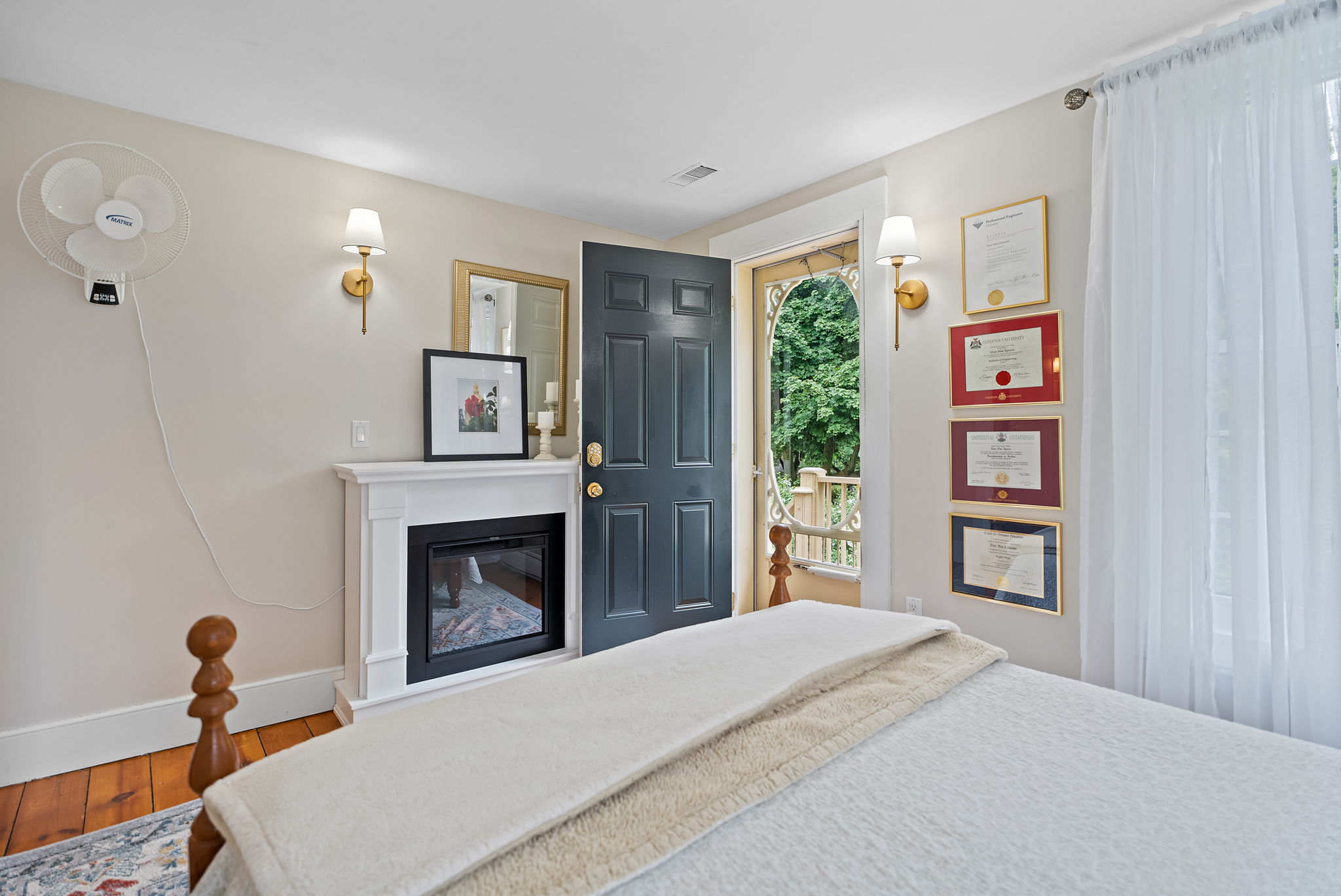 Bedroom 4 with Stairs to Garden