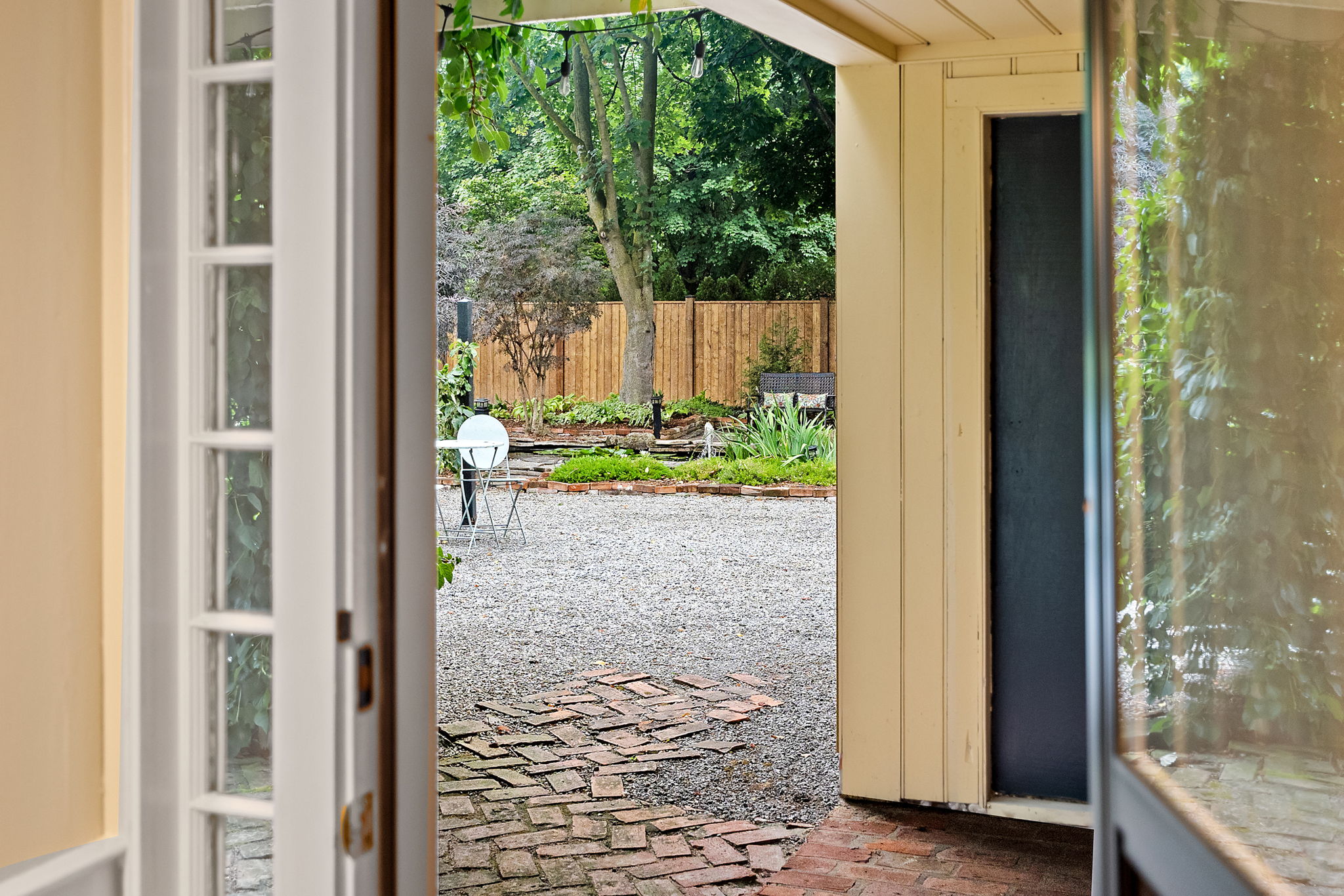 Garden Door from Living Room