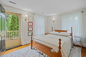 Bedroom 4 with Stairs to Garden