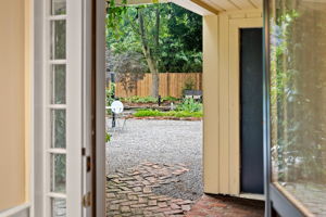 Garden Door from Living Room