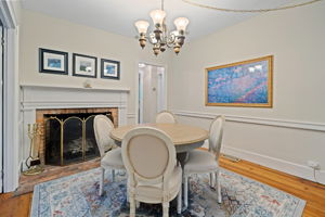 Dining Room with Fireplace