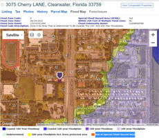 out of flood zone map
