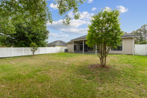 Fully Fenced Backyard