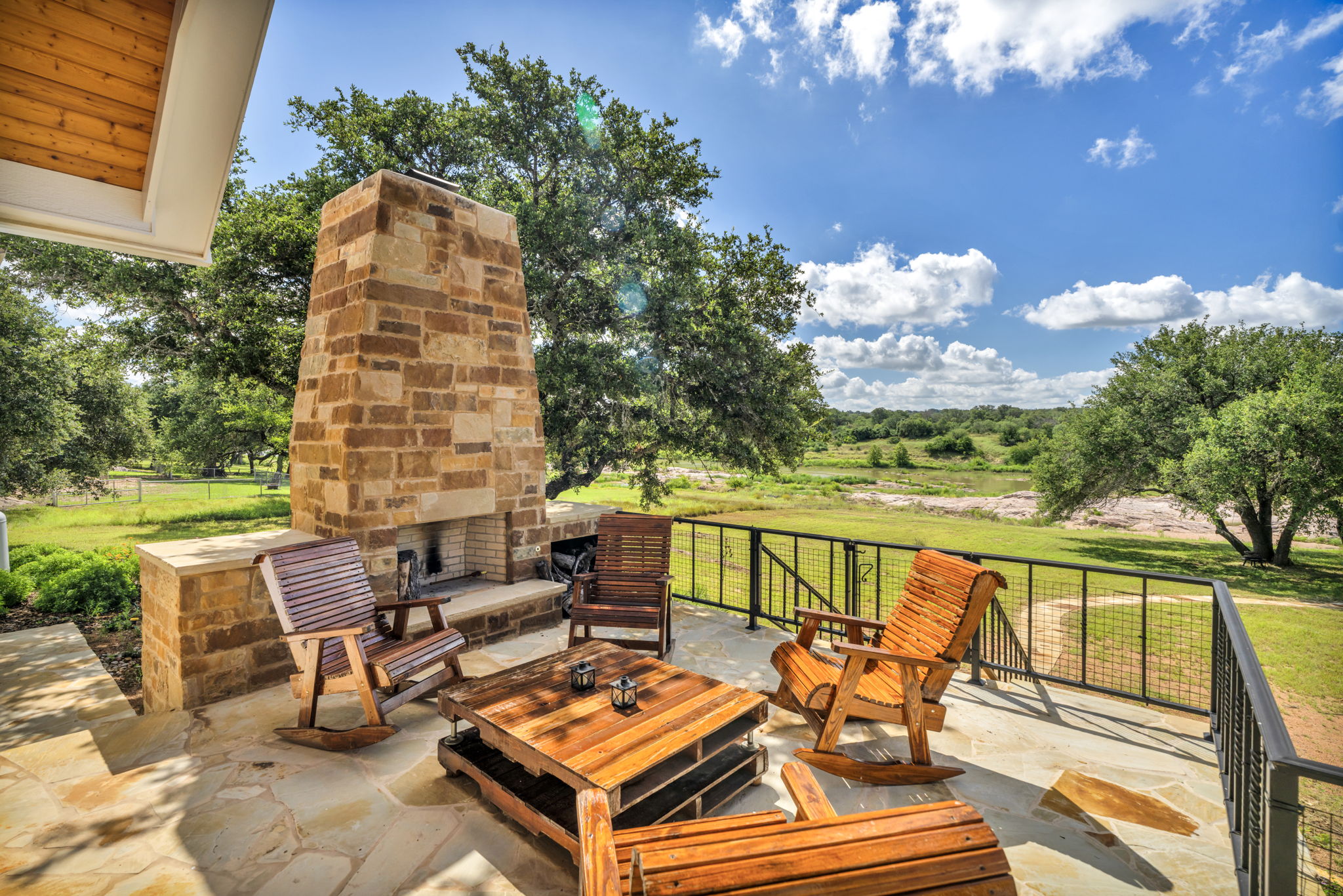 Imagine a relaxing  evening in front of this beautiful fireplace