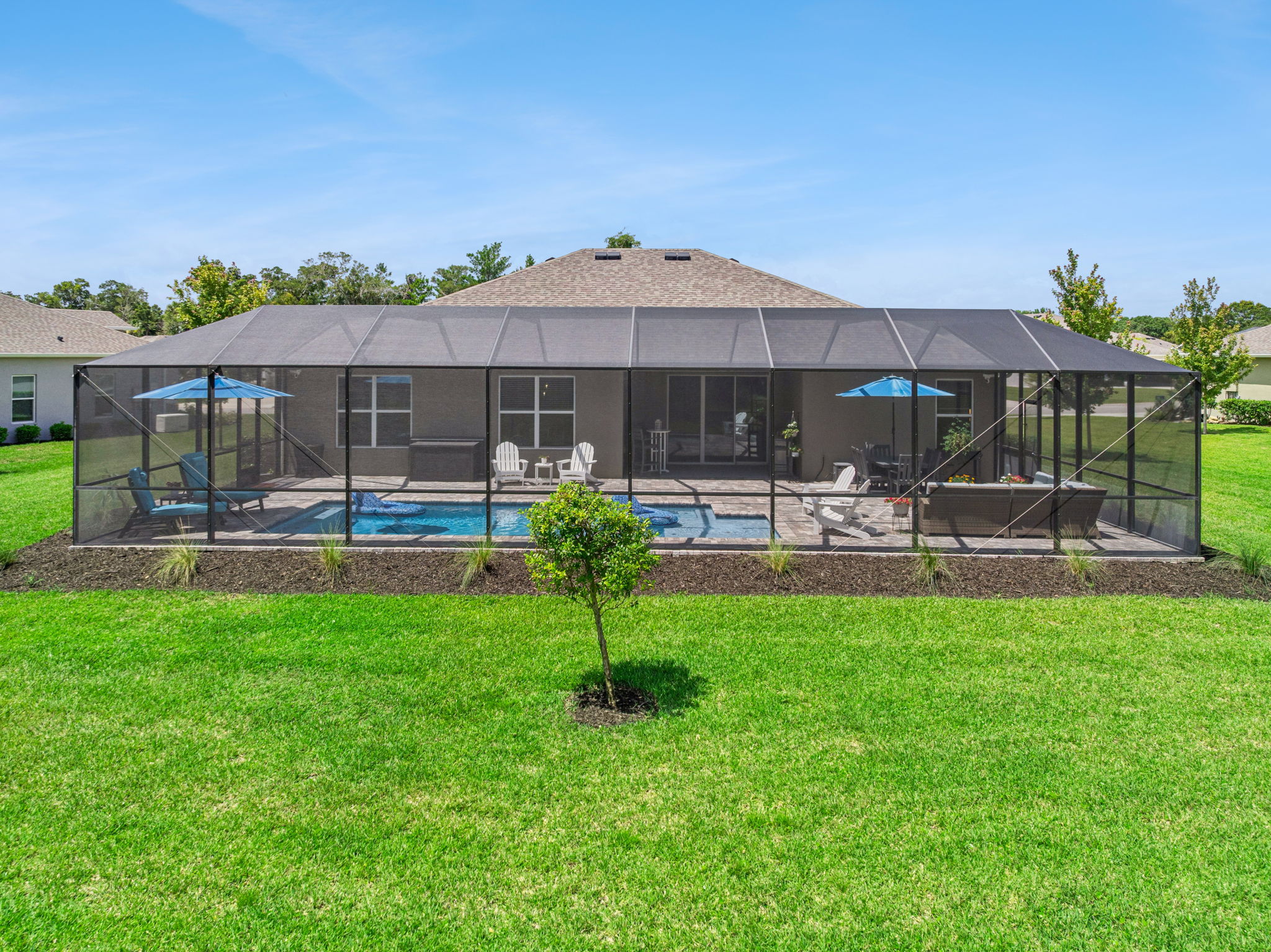 Oversized Pool/Patio area, great for entertaining and relaxing