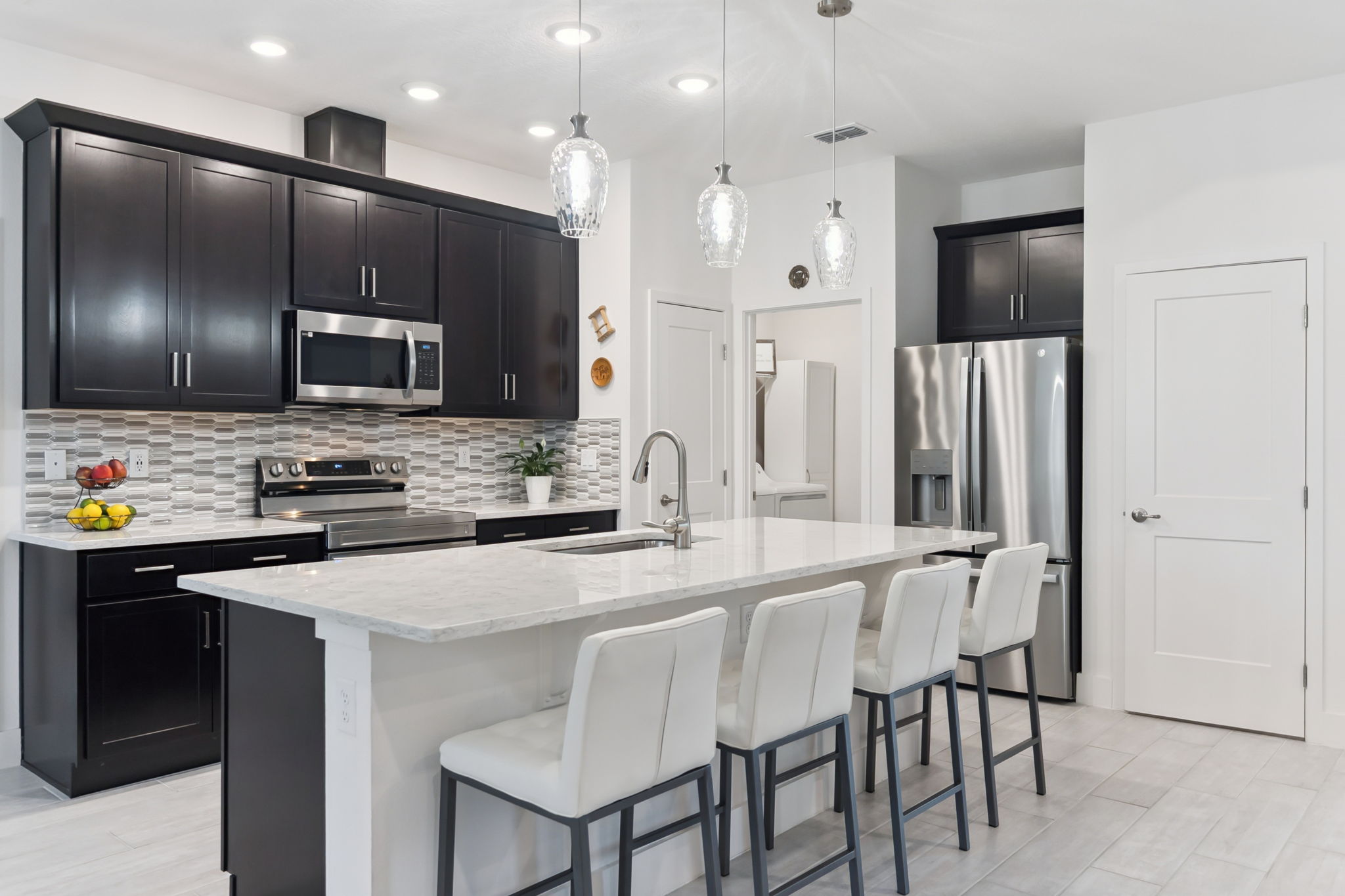 Gourmet Kitchen with Solid Maple Cabinets