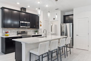 Gourmet Kitchen with Solid Maple Cabinets