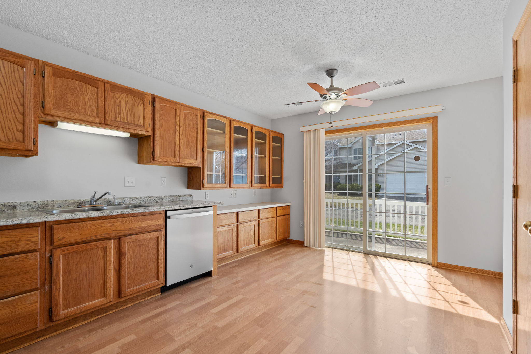 Walkout from kitchen to patio