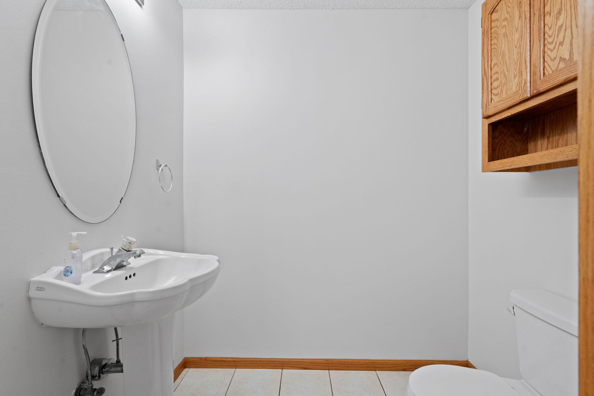 Half bath on main floor